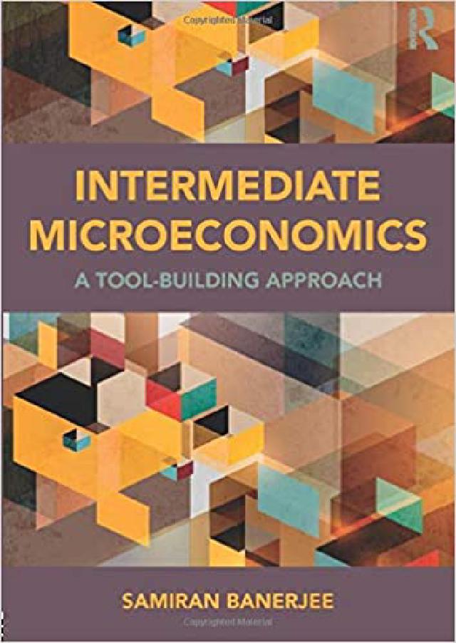 cover of Intermediate Microeconomics: A Tool-Building Approach by Samiran Banerjee