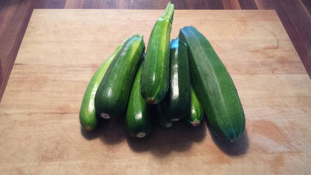 pile of 8 zucchini