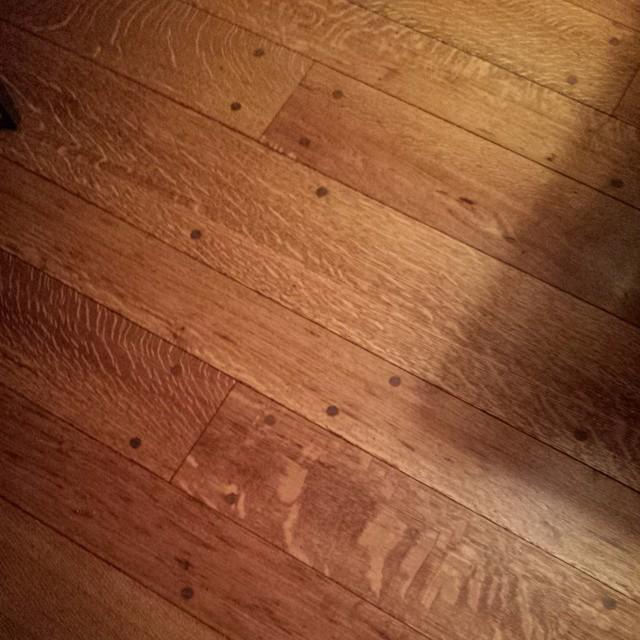planks of a hardwood floor